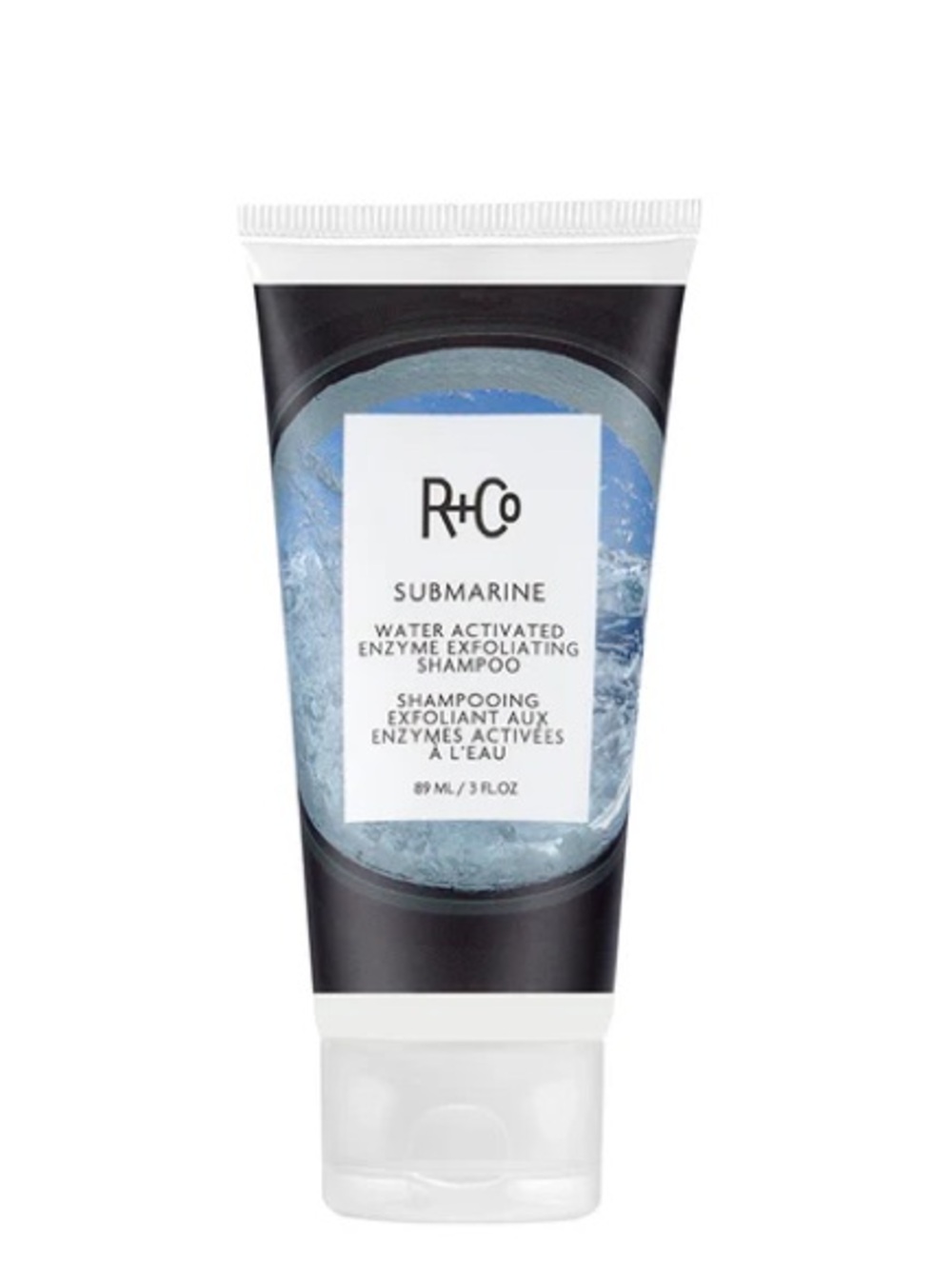 R+Co Submarine Exfoliating Shampoo - Blue/Black/White
